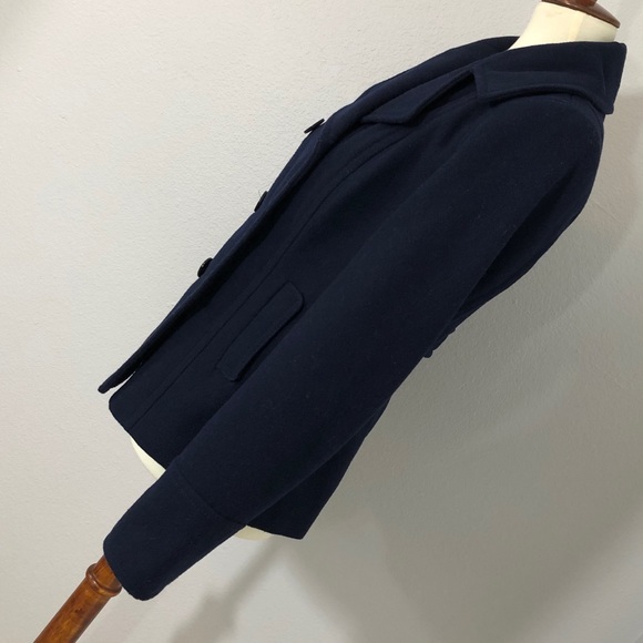 Old Navy Wool Short Peacoat {Navy} - Picture 2 of 8